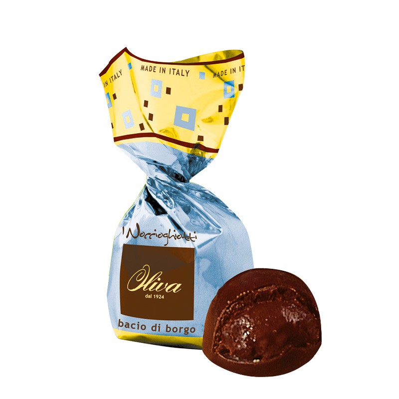 Noccioghiotti Bacio di Borgo - Oliva Cioccolato