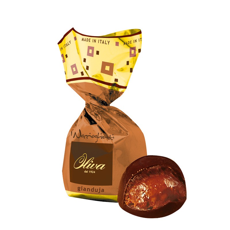 Noccioghiotti Gianduia - Oliva Cioccolato